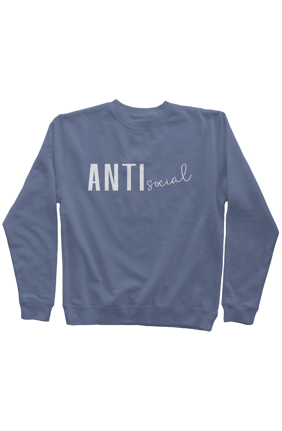 Antisocial Pigment Dyed Crew Neck